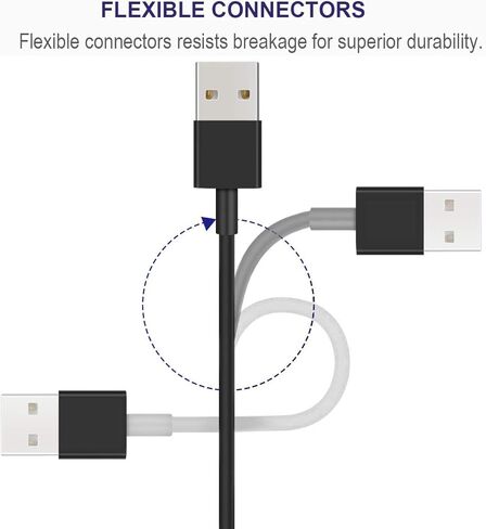 Dericam 5V 1A Micro USB Wall Charger, Android Charger Cable, 5 Volt 1000mA AC to DC Power Adapter for Charging of Android Smartphone/Tablet and Home Security Camera, 5ft/1.5M Power Cord in Kuwait