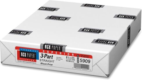 Appvion 5909 Straight Paper, 3-Part, 92GE, 8-1/2"x11", 500SH/PK (10) in Kuwait