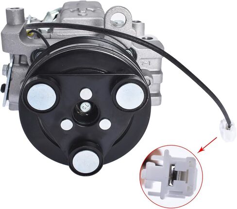 ضاغط تيار متردد WFLNHB وقابض مكيف الهواء، منافذ تكييف الهواء 5 أخاديد بديلة لمازدا 3 2004-2009 مازدا 3 سبورت 2009 مازدا 5 2006-2010 2.0L 2.3L CO 10759C 58463 BP4S61K00 CC4361450E in Kuwait