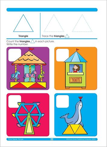 School Zone - Kindergarten Scholar Workbook - 64 Pages, Ages 5 to 6, Alphabet, Phonics, Shapes, Patterns, Counting, Addition & Subtraction, and More in Saudi Arabia