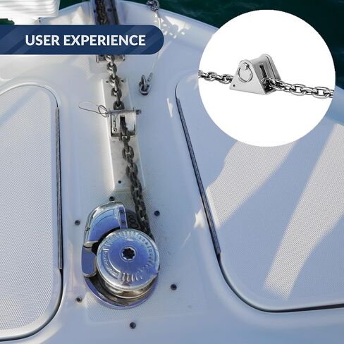 Five Oceans Stainless Steel Anchor Chain Lock Stopper for 3/16-Inch - 1/4-Inch Chains - FO4505 in Saudi Arabia