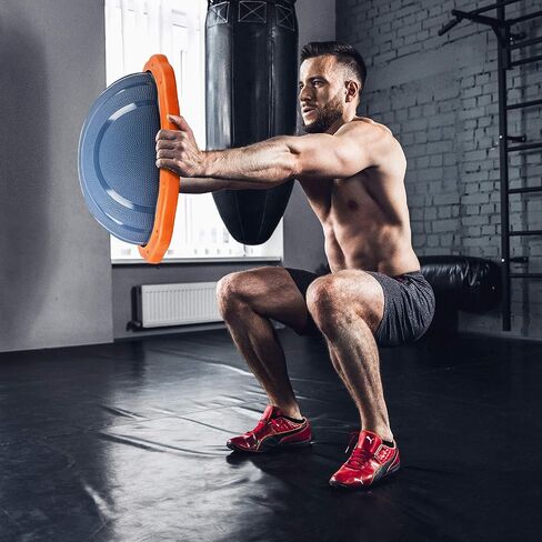 Yes4All 880LBS Premium Half Exercise Ball Balance Trainer, Stability Ball, Half Yoga Ball for Exercises, Home Gym, Full Body Workouts in Saudi Arabia