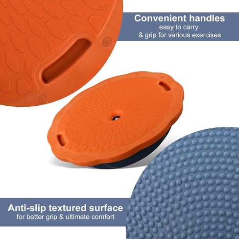 Yes4All 880LBS Premium Half Exercise Ball Balance Trainer, Stability Ball, Half Yoga Ball for Exercises, Home Gym, Full Body Workouts in Saudi Arabia