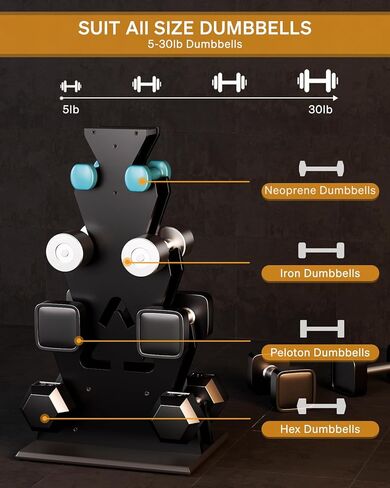 حامل دمبل خشبي من 4 طبقات - تصميم مدمج على شكل حرف A لتخزين وتنظيم الدمبل في صالة الألعاب الرياضية المنزلية in Kuwait