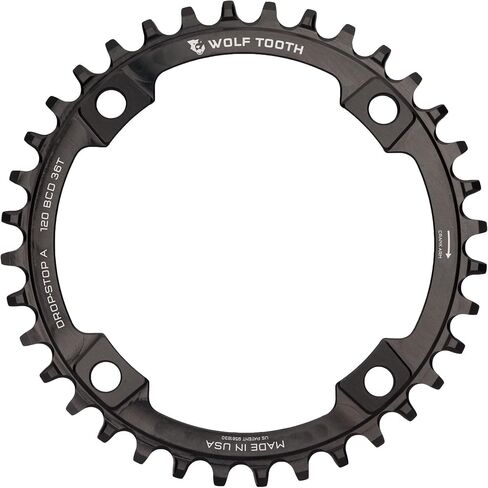 سلسلة دراجات الحصى الجبلية 120 BCD من Wolf Tooth لـ SRAM XX (36 سنًا، توقف السقوط A، MTB) in Saudi Arabia