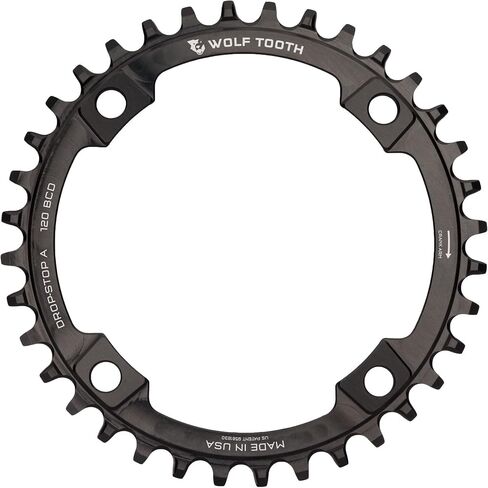 سلسلة دراجات الحصى الجبلية 120 BCD من Wolf Tooth لـ SRAM XX (36 سنًا، توقف السقوط A، MTB) in Saudi Arabia