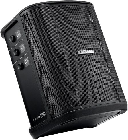 نظام PA اللاسلكي المحمول Bose S1 Pro+ مع بلوتوث، أسود مع جهاز إرسال لاسلكي 1/4 بوصة in Saudi Arabia