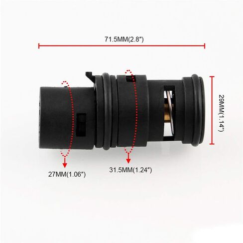 17111437362 Oil Cooler Radiator Expansion Tank Thermostat For BMW E46 E53 E83 E85 E86 X3 X5 Z4 323 325 328 330 Part# 17 11 1 437 362 in Kuwait