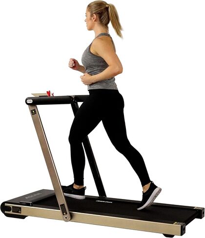 Sunny Health & Fitness ASUNA Premium Slim Folding Treadmill Running Machine with Speakers for Home Gyms in Saudi Arabia