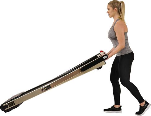 Sunny Health & Fitness ASUNA Premium Slim Folding Treadmill Running Machine with Speakers for Home Gyms in Saudi Arabia