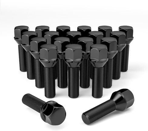 20pcs M14x1.5 Extended Wheel Lug Bolts,Lug Bolts 17mm Hex-45mm Shank-69mm Length Aftermarket Conical Seat Lug Studs in Saudi Arabia