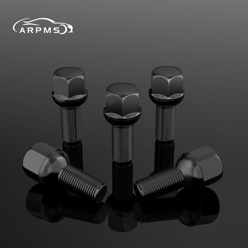 20 قطعة M14x1.5 مسامير العروة الممتدة، مسامير العروة 17 مللي متر Hex-45mm Shank-69mm طول مسج مخروطي العروة ترصيع in Kuwait