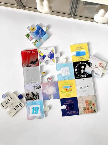 غلاف ألبوم SEVENTEEN Merch Kpop Seventeen من الأكريليك لعرض المنزل والمكتب وديكور غرفة النوم، هدية للأصدقاء والأخوات والزملاء في عيد الميلاد/عيد الميلاد in Kuwait