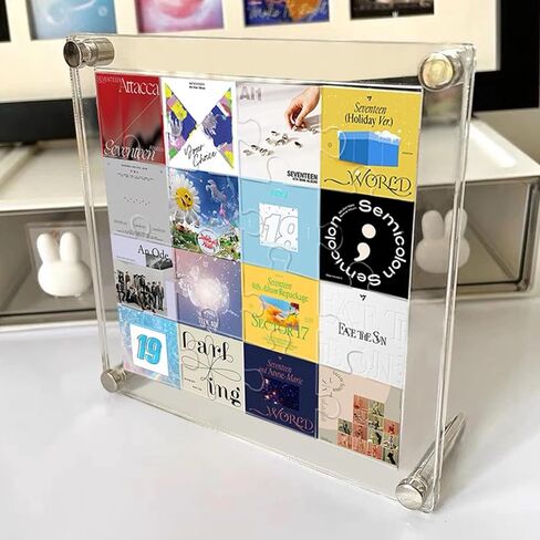 غلاف ألبوم SEVENTEEN Merch Kpop Seventeen من الأكريليك لعرض المنزل والمكتب وديكور غرفة النوم، هدية للأصدقاء والأخوات والزملاء في عيد الميلاد/عيد الميلاد in Kuwait