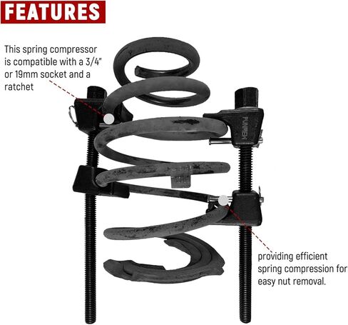Spring Compressor Tool Macpherson Strut Spring Compressor 2PCS Spring Compressor for Suspension Work Coil Spring Compressor Tool in Kuwait