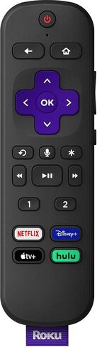Roku Ultra LT (2023) HD/4K/HDR Dolby Vision مشغل بث رباعي النواة مع كابل HDMI وسماعات رأس وجهاز تحكم عن بعد صوتي مع استماع خاص، إيثرنت (متجدد) in Saudi Arabia