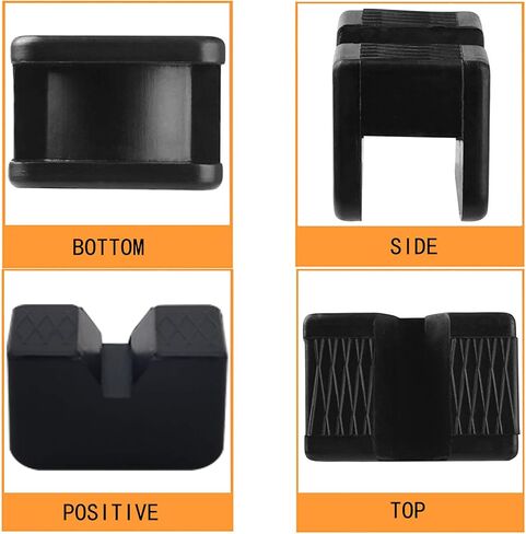 محول وسادات حامل جاك مطاطي لجاك السيارة عالي الرفع، حامل لحامات الإطار المشقوق، 4 عبوات in Kuwait