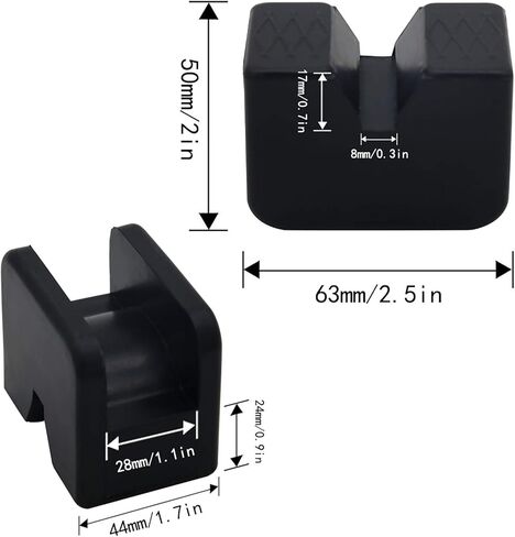 محول وسادات حامل جاك مطاطي لجاك السيارة عالي الرفع، حامل لحامات الإطار المشقوق، 4 عبوات in Kuwait