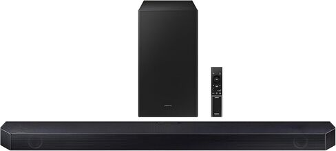 SAMSUNG HW-Q60CC 3.1ch Soundbar with Dolby Audio, Q-Symphony, Adaptive Sound Lite, HDMI eARC, Game Mode, Bluetooth, Tap Sound, Wireless Surround Sound Compatible. in Saudi Arabia