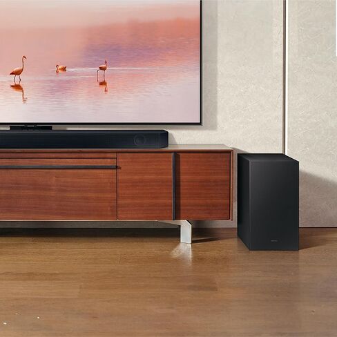 SAMSUNG HW-Q60CC 3.1ch Soundbar with Dolby Audio, Q-Symphony, Adaptive Sound Lite, HDMI eARC, Game Mode, Bluetooth, Tap Sound, Wireless Surround Sound Compatible. in Saudi Arabia
