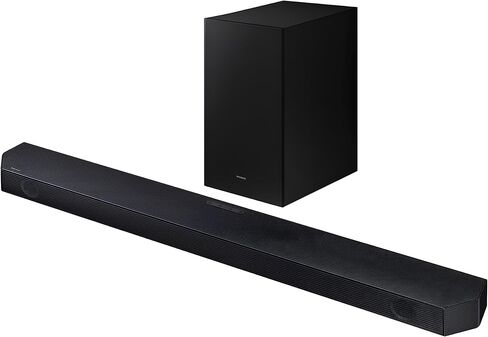 SAMSUNG HW-Q60CC 3.1ch Soundbar with Dolby Audio, Q-Symphony, Adaptive Sound Lite, HDMI eARC, Game Mode, Bluetooth, Tap Sound, Wireless Surround Sound Compatible. in Saudi Arabia