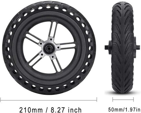 【8.5 بوصة】 مجموعة محور عجلات الإطارات الصلبة المقاومة للانفجار لسكوتر كهربائي Xiaomi Mi m365 in Kuwait