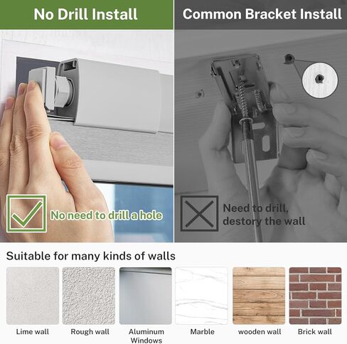 ظلال خلوية بدون حفر، ألوان متطابقة بدون أدوات، ستائر خلوية، ستائر وظلال بتصميم قرص العسل لمكتب غرفة النوافذ (رمادي معتم، 36 بوصة عرض × 64 بوصة ارتفاع) in Kuwait
