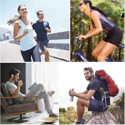 itayak Behind The Head Headphones, Wrap Around Head Small Bluetooth Headphones Lightweight Foldable Wireless Sports Sweatproof Headset with Microphone & Carrying Case in Saudi Arabia