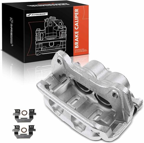 A-Premium Disc Brake Caliper Assembly with Bracket Compatible with Select Honda Models - Odyssey 2011 2012 2013 2014 2015 2016 2017 - Front Right Passenger Side in Saudi Arabia