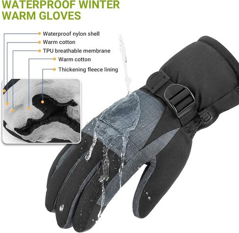 ATEPA Unisex-Adult Ski Gloves in Saudi Arabia