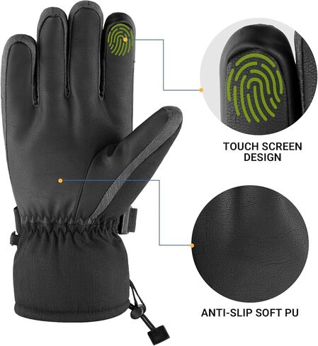 ATEPA Unisex-Adult Ski Gloves in Saudi Arabia