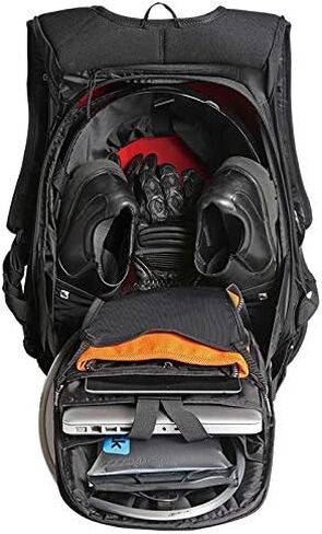 حقيبة ظهر OGIO 123006.36 No Drag Mach 5 للدراجات النارية - أسود ستيلث، 20.5 بوصة ارتفاع × 14.5 بوصة عرض × 7 بوصة عمق، متوسطة in Kuwait