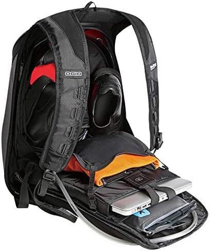 حقيبة ظهر OGIO 123006.36 No Drag Mach 5 للدراجات النارية - أسود ستيلث، 20.5 بوصة ارتفاع × 14.5 بوصة عرض × 7 بوصة عمق، متوسطة in Kuwait