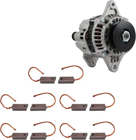 10 Pcs Replacement Alternator Regulator Repair Kit,Alternator Regulator Brush Set Generator Motor Carbon BrushesRE60 RE72 Repair Kit Generator Electric Motor Brush in Saudi Arabia