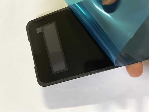 استبدال الزجاج الأمامي V60 ThinQ مع أجزاء الشريط المثبتة مسبقًا والزجاج الخلفي لتغطية حافظة LG V60 ThinQ ذات الشاشة المزدوجة + الأدوات (أسود) in Kuwait