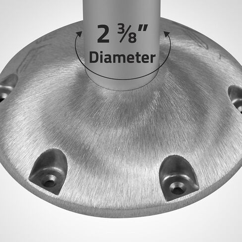 Wise 8WP24-9S Standard Boat Seat Pedestal, Fixed Height 9", with Standard Seat Mount in Saudi Arabia