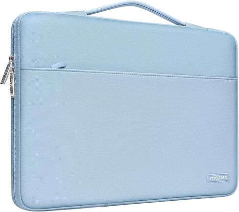 حقيبة كمبيوتر محمول واقية MOSISO 360 متوافقة مع MacBook Air/Pro، 13-13.3 بوصة، متوافقة مع MacBook Pro 14 بوصة M3 M2 M1 Chip Pro Max 2023-2021، حقيبة بوليستر مع حزام، أسود in Kuwait