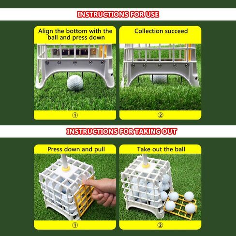 جامع كرات الجولف العلوي منتقي كرات الجولف يحمل ما يصل إلى 40 كرة in Kuwait