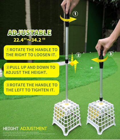 جامع كرات الجولف العلوي منتقي كرات الجولف يحمل ما يصل إلى 40 كرة in Kuwait