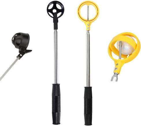 2 Pack Golf Ball Retriever, Stainless Telescopic Golf Ball Retriever for Water with Golf Ball Grabber for Putter, Golf Accessories in Kuwait