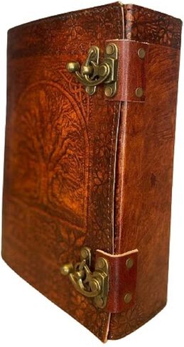 600 pages large tree of life journal | leather journal diary | embossed large tree of life notebook | writing leather notebook | handmade leather journal | leather grimoire | leather sketchbook 7 x 10 in Saudi Arabia