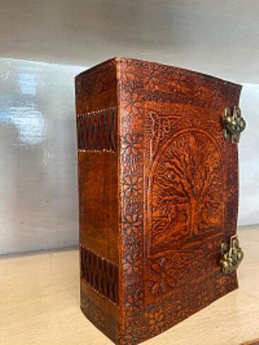 600 pages large tree of life journal | leather journal diary | embossed large tree of life notebook | writing leather notebook | handmade leather journal | leather grimoire | leather sketchbook 7 x 10 in Saudi Arabia