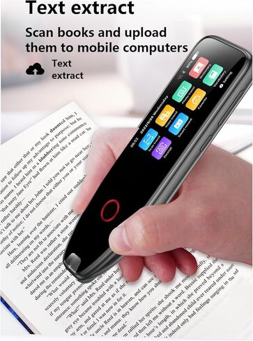 Translation Pen Scanner, OCR Digital Pen Reader, Text to Speech Reading Pen, Smart recoring Pen for Students, Dyslexia, Voice Wireless Language Translator for Travelers & Businessmen in Kuwait