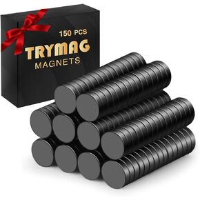 TRYMAG Refrigerator Magnets 70Pcs, 6x3mm Small Round Rare Earth Magnets, Multi-Use Disc Tiny Neodymium Magnets for Fridge, Cylinder Office Magnets for Whiteboard, Crafts,Dry Erase Board, School