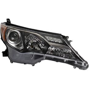 TRQ Left Headlight Compatible with 2020-2023 Jeep Gladiator 2018-2023 Wrangler