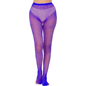 Lastclream High Waisted Fishnet Tights for Women Sexy Fishnet Stockings Full Footed Fishnet Sheer Pantyhose Plus Size