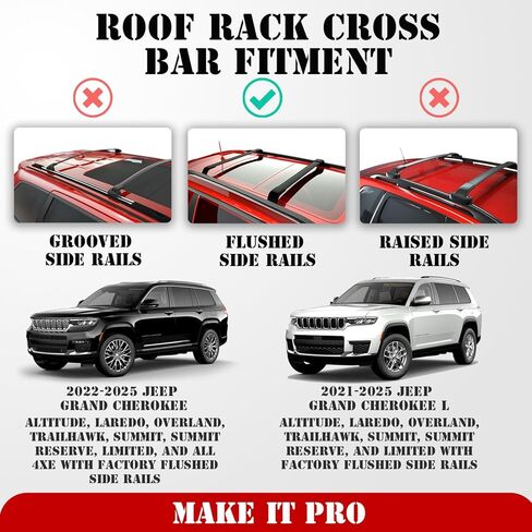 KitsPro 260 رطل قضبان متقاطعة لرف السقف لـ 2016-2019 Ford Explorer (تناسب فقط القضبان الجانبية المرتفعة في المصنع)، قضيب عرضي للشحن من الألومنيوم عالي التحمل باللون الأسود غير اللامع in Kuwait