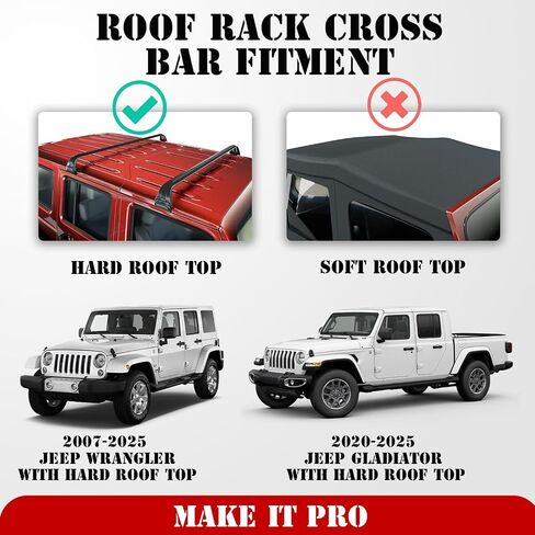 KitsPro 260lb Roof Rack Cross Bars for 2016-2019 Ford Explorer (ONLY FIT Factory Raised Side Rails), Matte Black Heavy Duty Aluminum Cargo Crossbar in Saudi Arabia