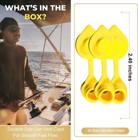 10 فتحات إبريق غاز الوقود الأصفر/غطاء بديل من Wedco Rotopax Gott Septer Anchor Blitz in Kuwait