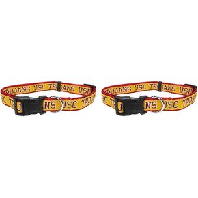 NCAA PET Collar Texas Longhorns Dog Collar, Medium Collegiate Team Collar for Dogs & Cats. A Sporty, Shiny & Colorful Cat Collar & Dog Collar Licensed by The College